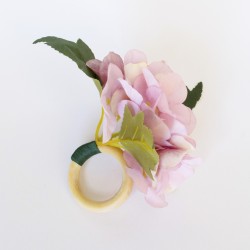 Servilletero hortensia lila