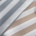 Mantel antimanchas rayas gris y blanco