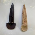 Cuchillo artesanal grande - Madera de Anchico (Parapiptadenia rigida)
